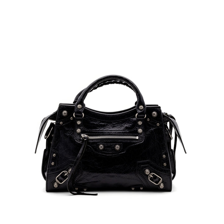 Leather Handbag - Black