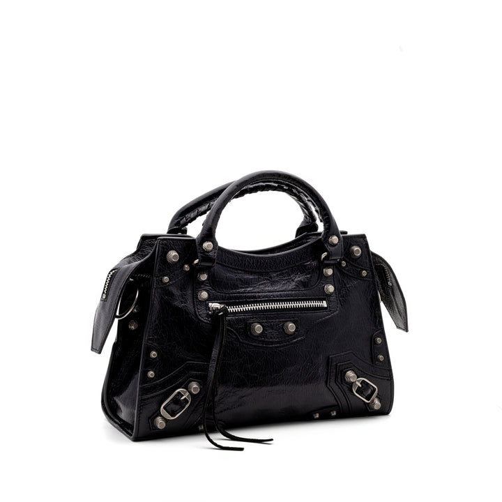 Leather Handbag - Black