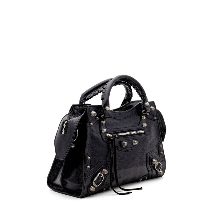 Leather Handbag - Black