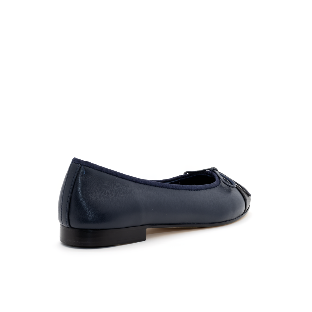 Ballet Flats - Navy and Black